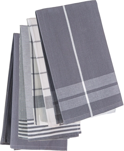 Prime Kitchen Towels 50 × 70 cm, cotton, grey mix, 4 pcs