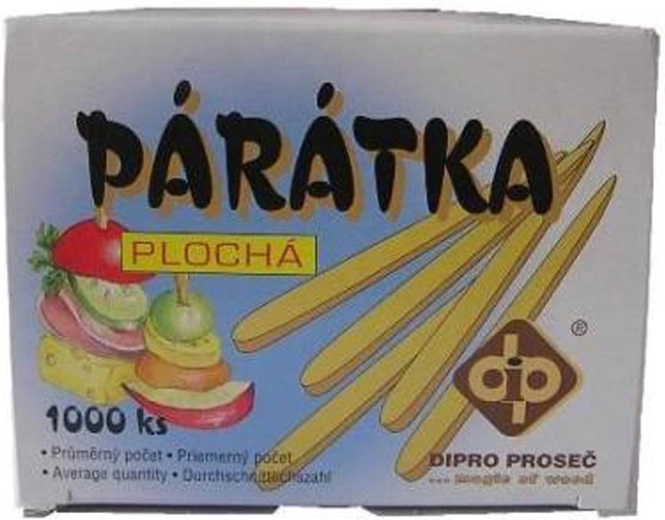 Wooden toothpicks in a paper box 1000 pcs