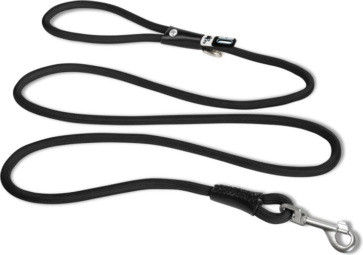 Curli Comfort rope dog leash black size M