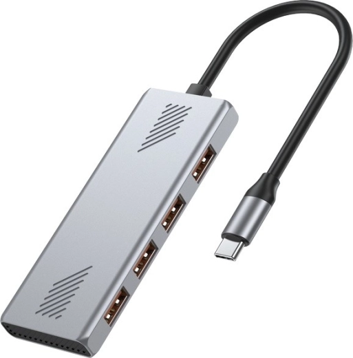 USB-C хъб 3.2 Gen 2 с 4 порта USB‑A, 10 Gb/s