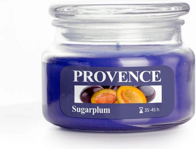 Scented candle in glass PROVENCE plum 45 hours
