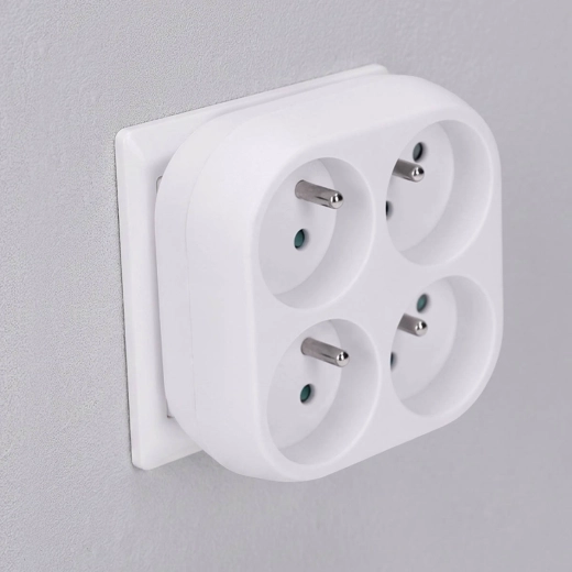 Four sockets in a compact design