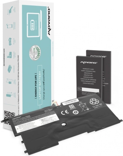 Батерия Movano за Lenovo ThinkPad X1 Carbon 14 Gen 2 и 3, 2800 mAh (43 Wh)