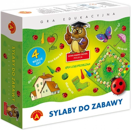Alexander Образователна игра Умната сова – срички чрез игра
