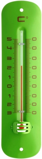 Indoor and Outdoor Analog Thermometer TFA – Green Lacquered Metal