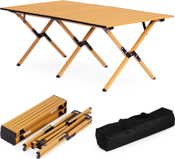 Folding camping table 120 × 60 cm with bag MultiGarden