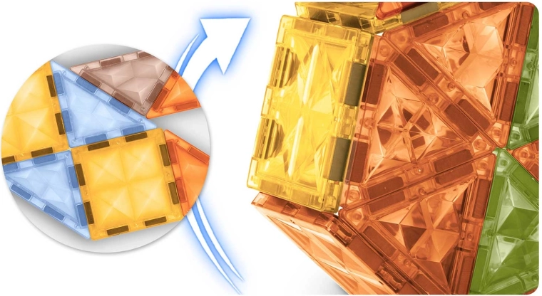 Transparent pieces and strong connections for stable builds
