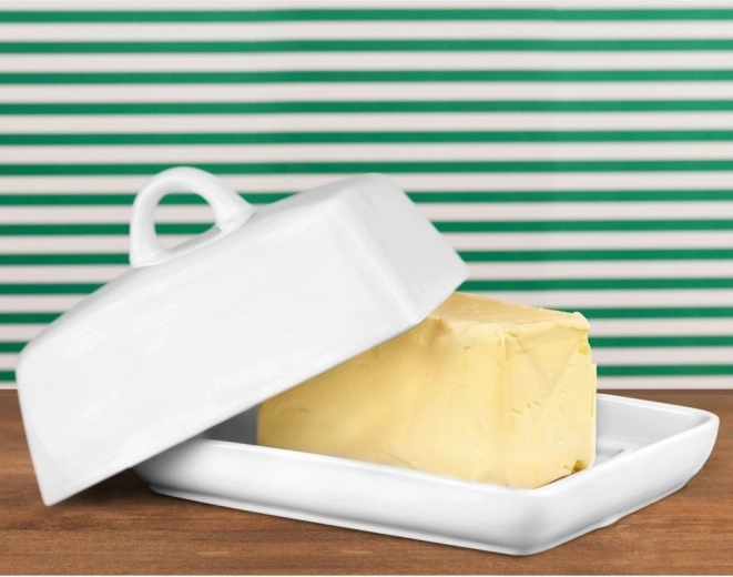 Keeps butter fresh and protected