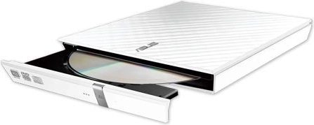 Външна DVD записвачка ASUS SDRW-08D2S-U Lite Slim USB бяла