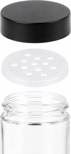 Jars with shaker inserts