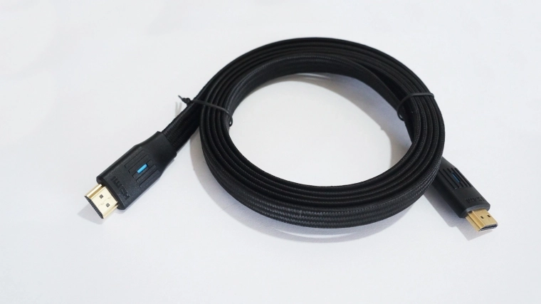 Flat HDMI Cable 2.1 2 m Black 8K