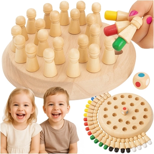 Kruzzel wooden memory chess
