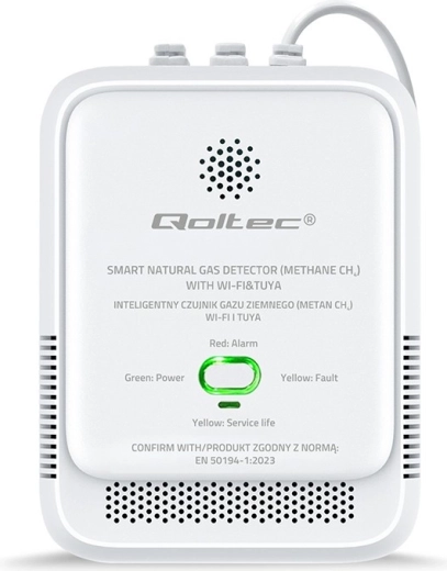Smart natural gas leak detector CH4 with Wi‑Fi TUYA and 85 dB LED alarm