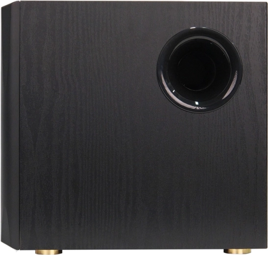 Wireless 8" subwoofer and flexible placement
