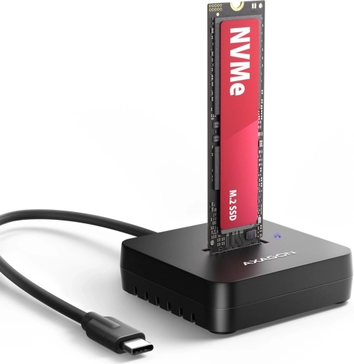 Axagon докинг станция USB-C 3.2 Gen 2 за NVMe M.2 SSD 10Gbps