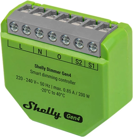 Shelly Dimmer Gen4 smart dimmer with Zigbee and Matter