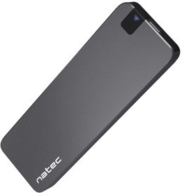 NATEC Rhino aluminum external enclosure for M.2 NVMe SSD with USB‑C 3.2 Gen 2 (10 Gb/s)