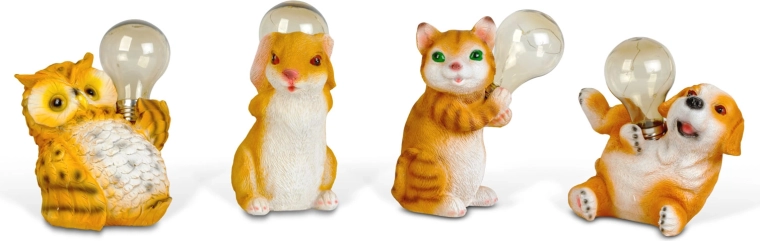 Four cute animal designs
