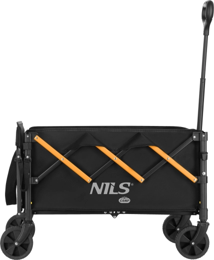 Fold-down rear panel and compact folding design