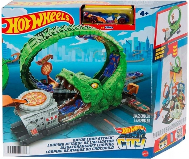 Hot Wheels themed set crocodile loop