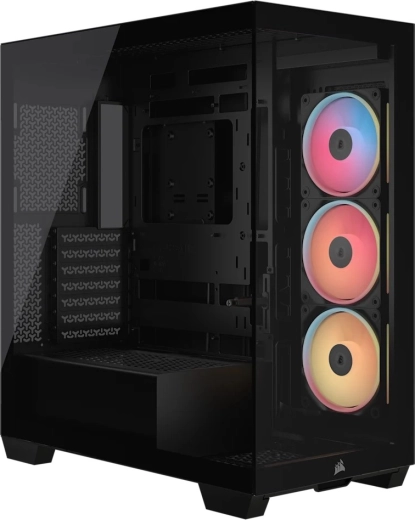 Mid-Tower Computer Case 3500X LXR LINK TG, Black
