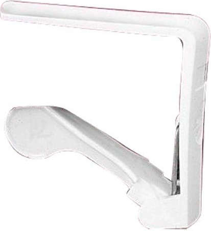 Tablecloth clip with spring – white plastic