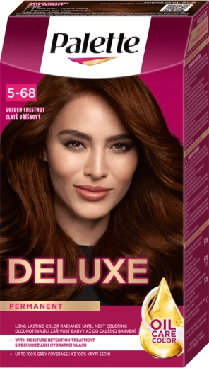 Palette Deluxe permanent hair color 5-68 golden hazelnut 50 ml