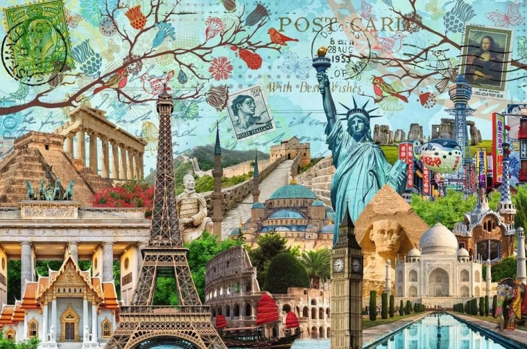 Ravensburger пъзел Big City Collage 5000 части