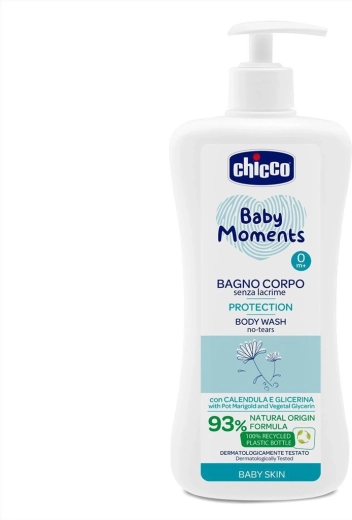 Chicco Baby Moments Protection shower gel for children from birth 750 ml