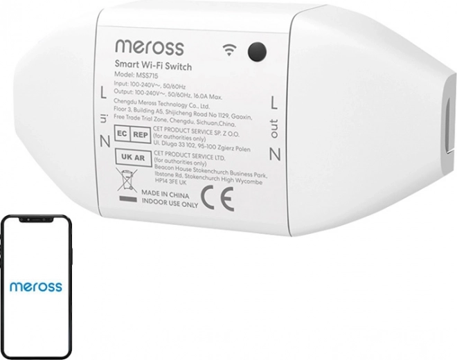 Смарт WiFi превключвател Meross с поддръжка на Matter