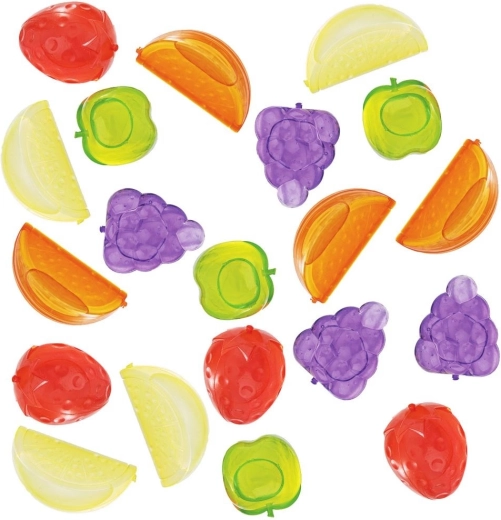 Reusable Fruit-Shaped Ice Cubes, 20 pcs