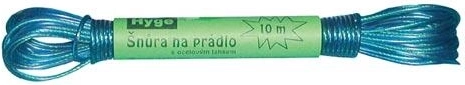 10 m clothesline with steel cable, assorted colors