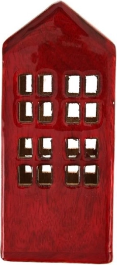 Декоративна къщичка mango red 7 × 5,5 × 16 cm