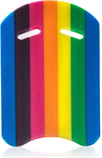 Детска плувна дъска EPE, дъгова, 45 × 30 × 3 см
