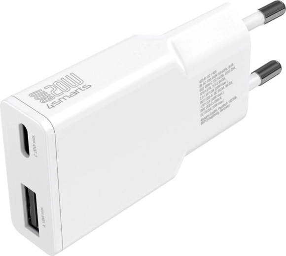 Fast charging with USB‑C Power Delivery 20 W