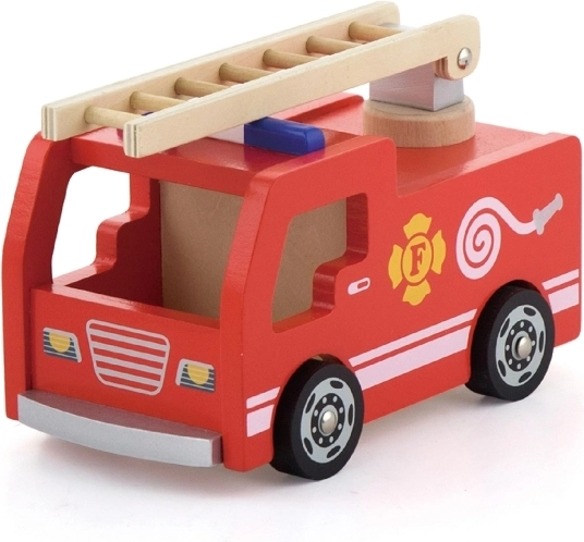 Дървена пожарна кола за екшън излизания