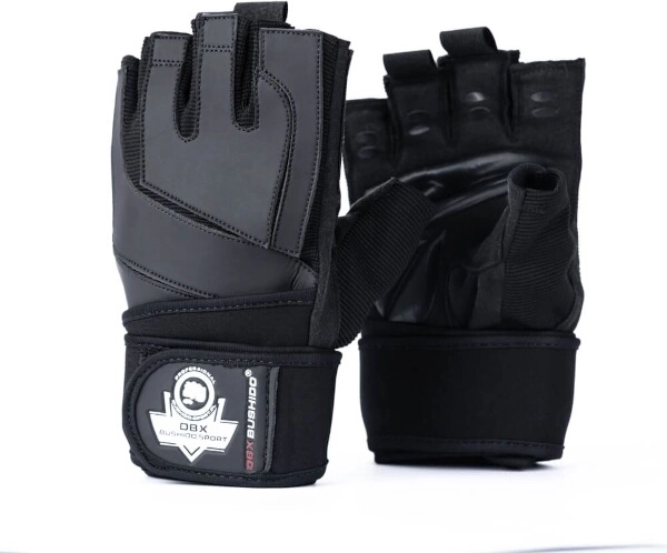 Фитнес ръкавици DBX BUSHIDO с опора за китката и противохлъзгащ GRIP‑X – XL