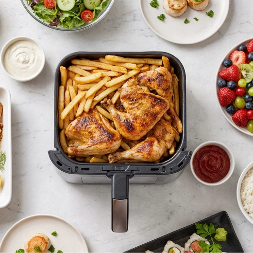 5 L basket for convenient cooking