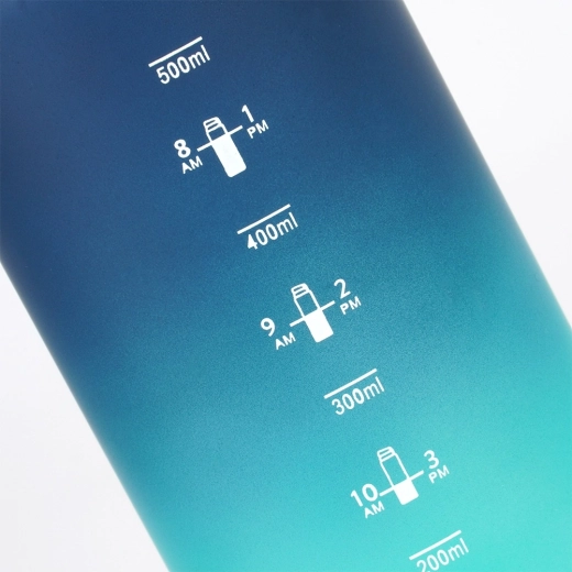 Measuring scale and time markers for hydration tracking