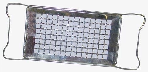 Stainless steel grid grater 29 × 11 cm