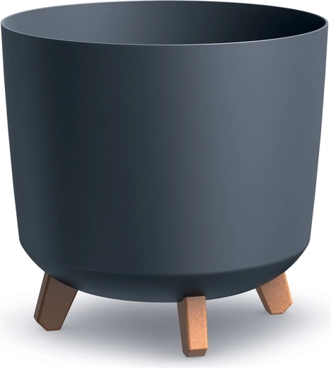 GRACIA TUBUS planter on legs anthracite 30 cm