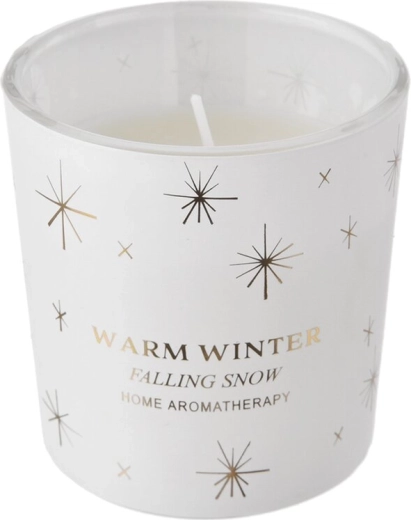 Scented candle for home aromatherapy