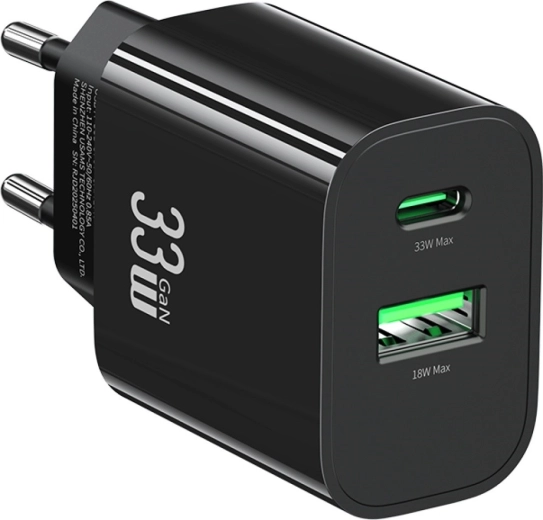 Fast charging up to 33 W