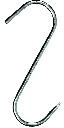 Smoker Hook 140 × 5.5 mm, tin-plated (10 pcs)