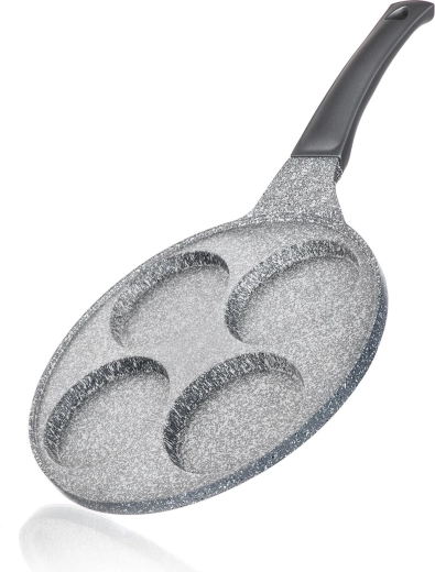 Pancake Pan 26 cm with Non-Stick Granite Grey Surface