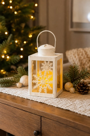 Warm white flickering LED like a flame