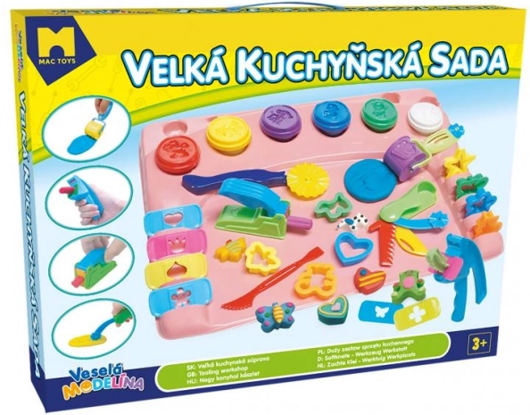 Modelo голям кухненски комплект с подложка за моделиране
