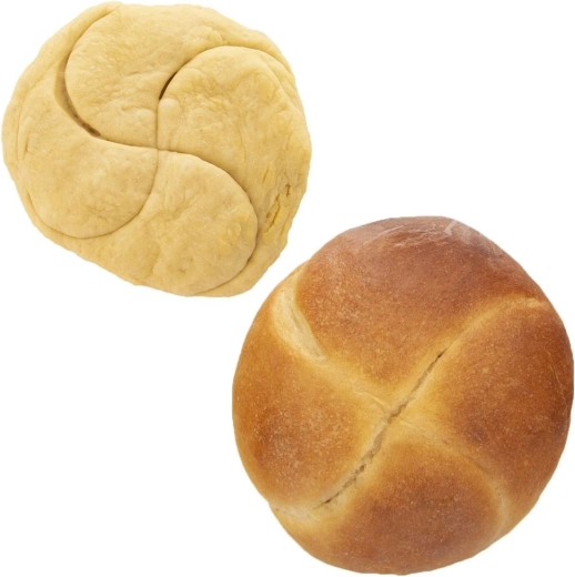 Perfectly even Kaiser rolls