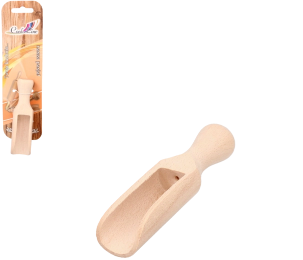 Wooden beech scoop 10 cm