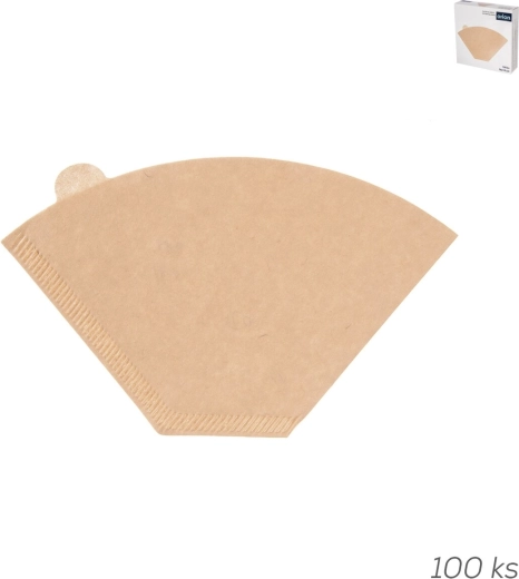 Unbleached Paper Coffee Filters, Small, 100 pcs